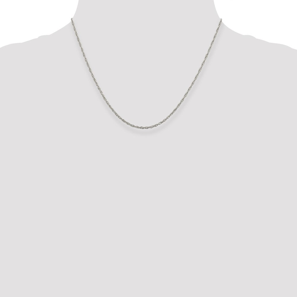 Sterling Silver 1.95mm Loose Rope Chain 18 Inches