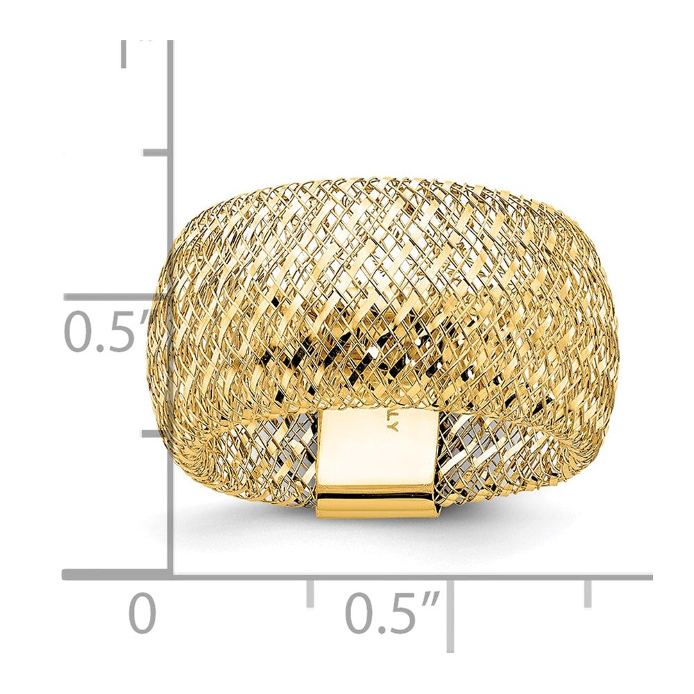 10K Stretch Ring Size 4