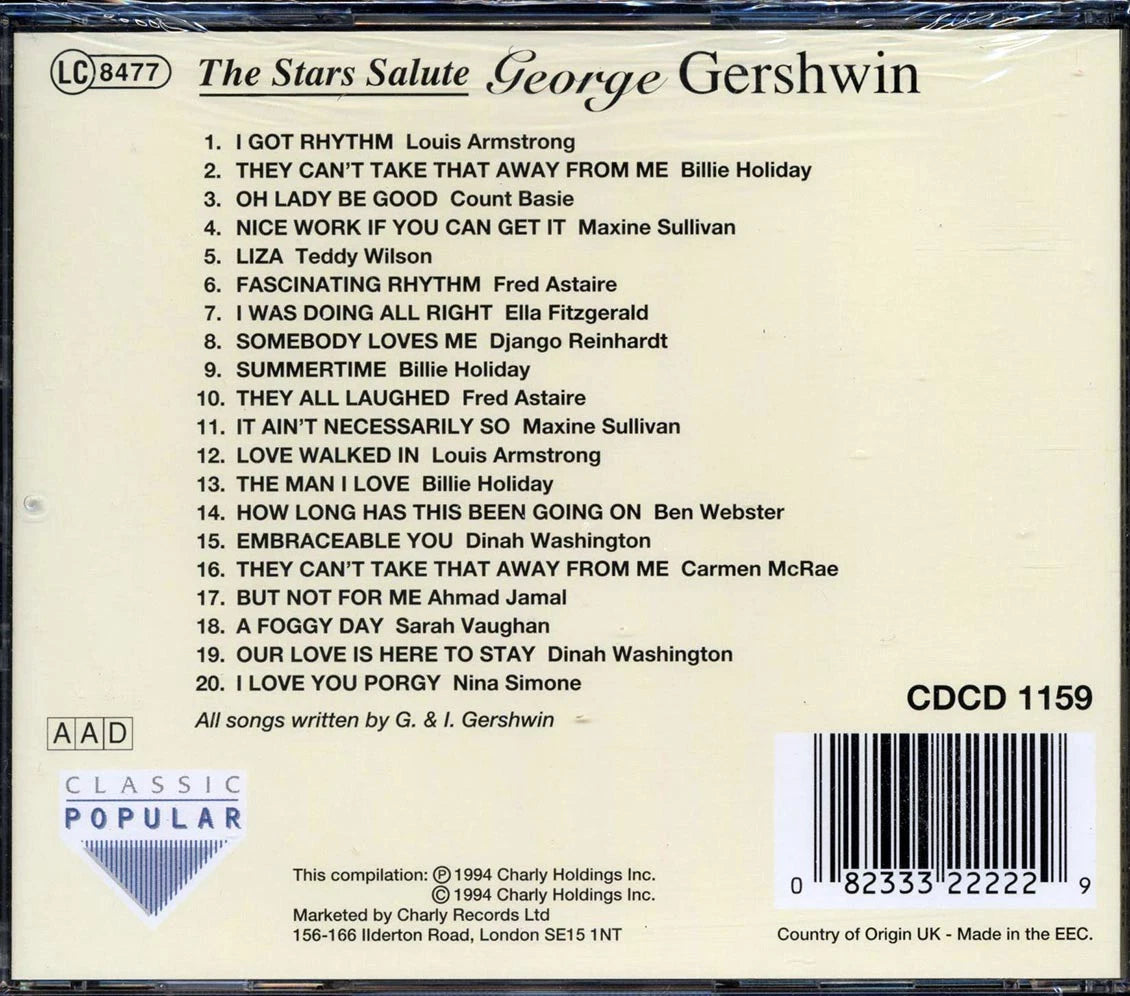 Stars Salute George Gershwin