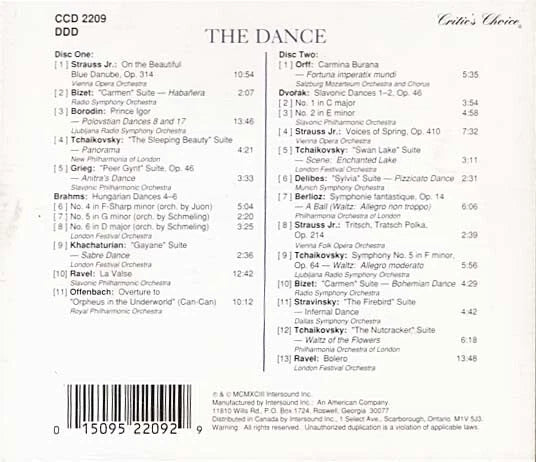 Critic's Choice : The Dance