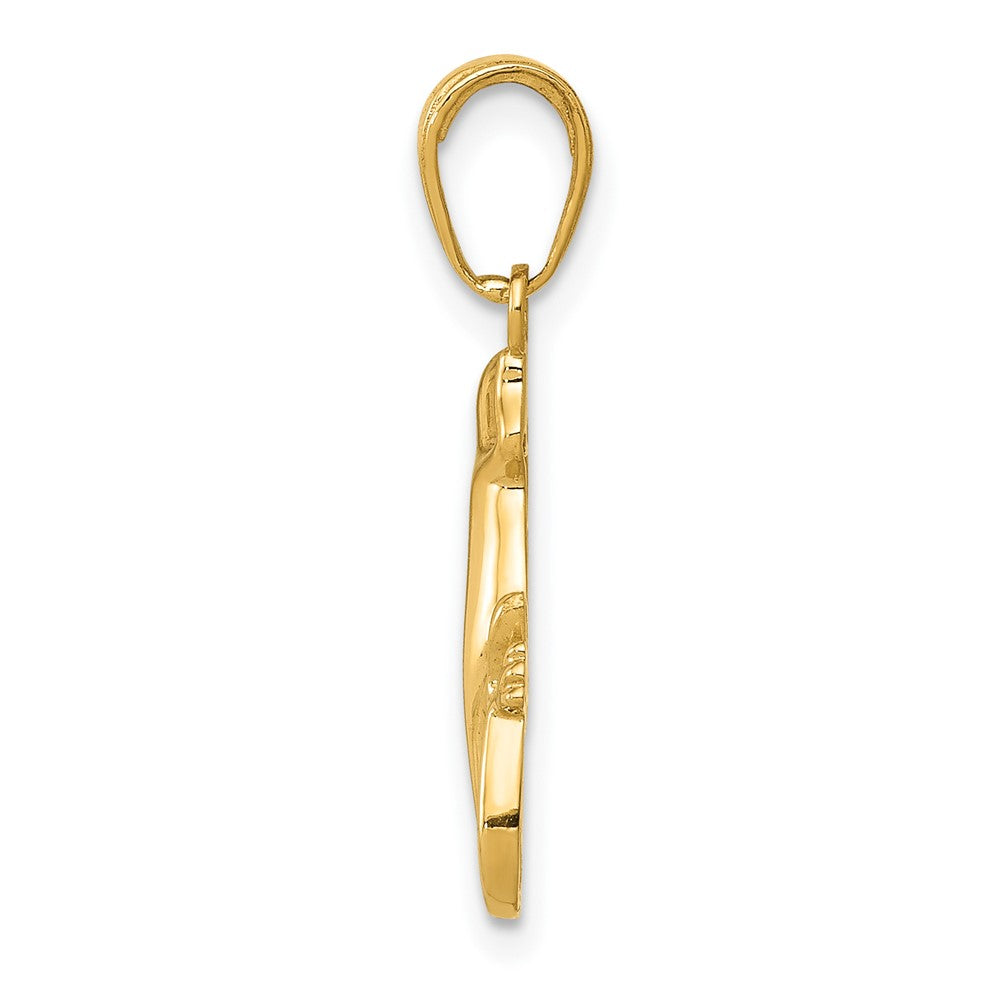 10k Gold Gecko Pendant