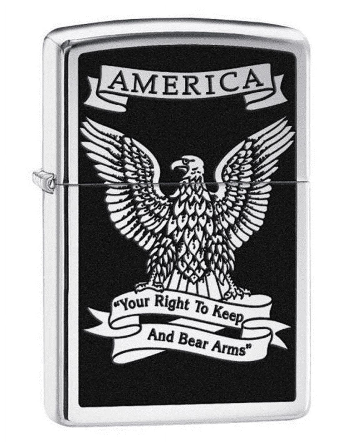 Zippo Eagle High Polish Chrome Pocket Lighter