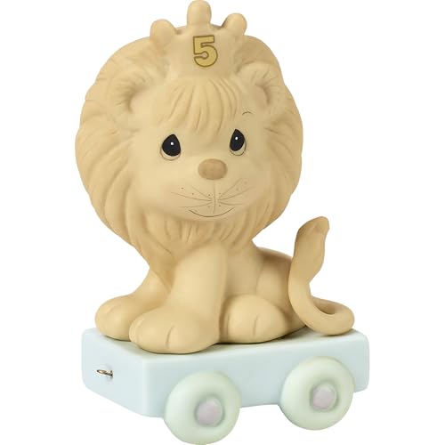 Precious Moments Birthday Train, Age 5, This Day Is Something To Roar About Figurine, Count 1