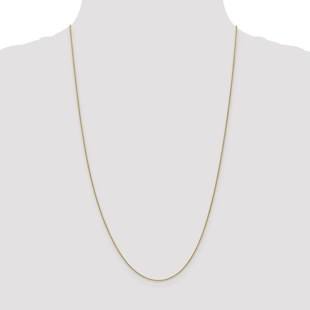 10k .85mm Spiga Chain Anklet