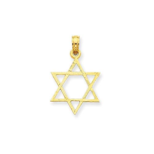 14k Star of David Pendant