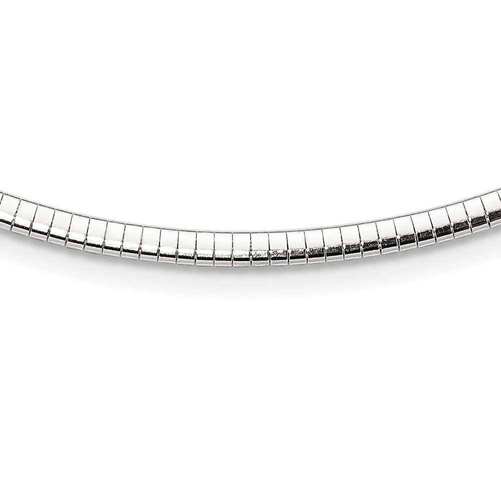 Sterling Silver 3mm Cubetto Necklace 16 Inches