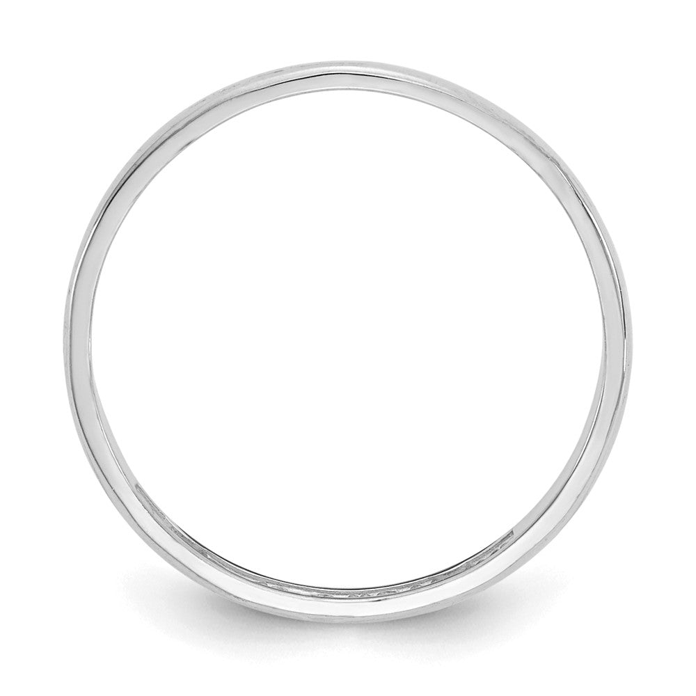 14K White Gold Madi K Polished Ring Size 3