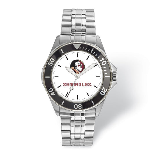 LogoArt Florida State University Champion Gents Quartz Watch QFSU171