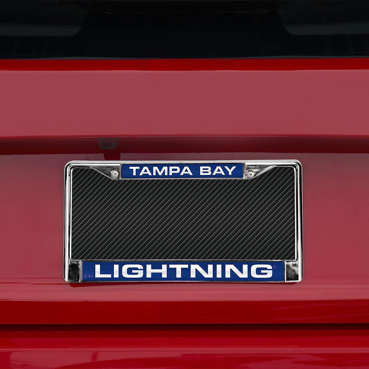 Tampa Bay Hockey Lightning Chrome Metal Laser Cut License Plate Frame