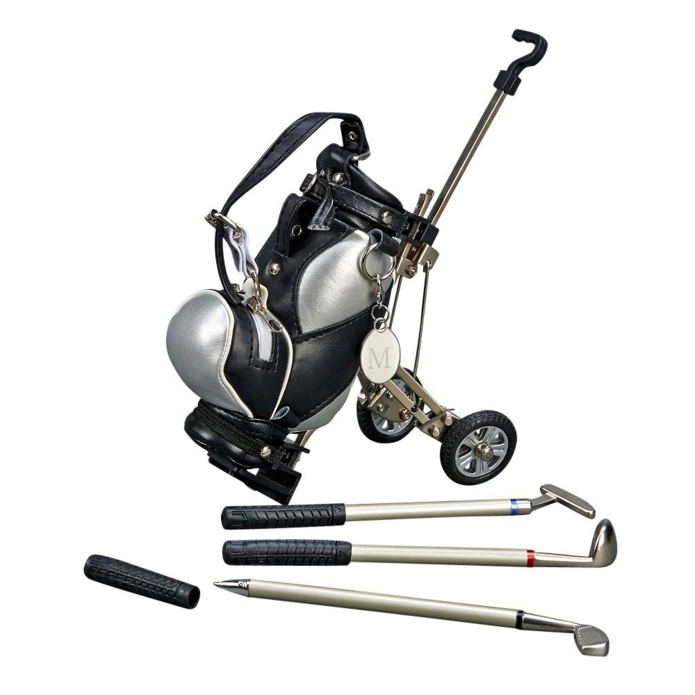 CGI Golf Pens with Golf Bag Holder, 4-Piece Set