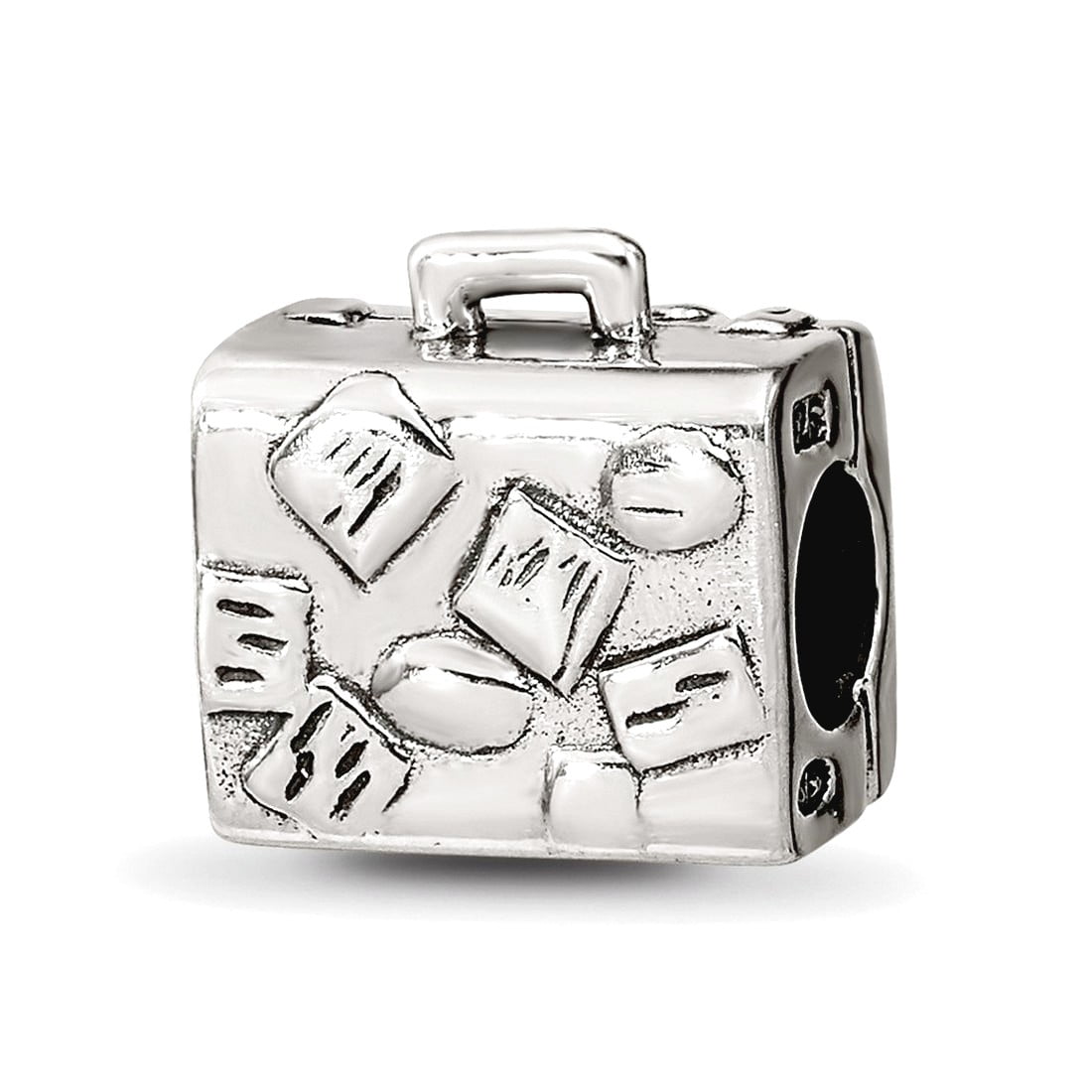 Sterling Silver Reflections Suitcase Bead