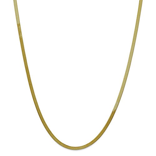 10k 3mm Silky Herringbone Chain