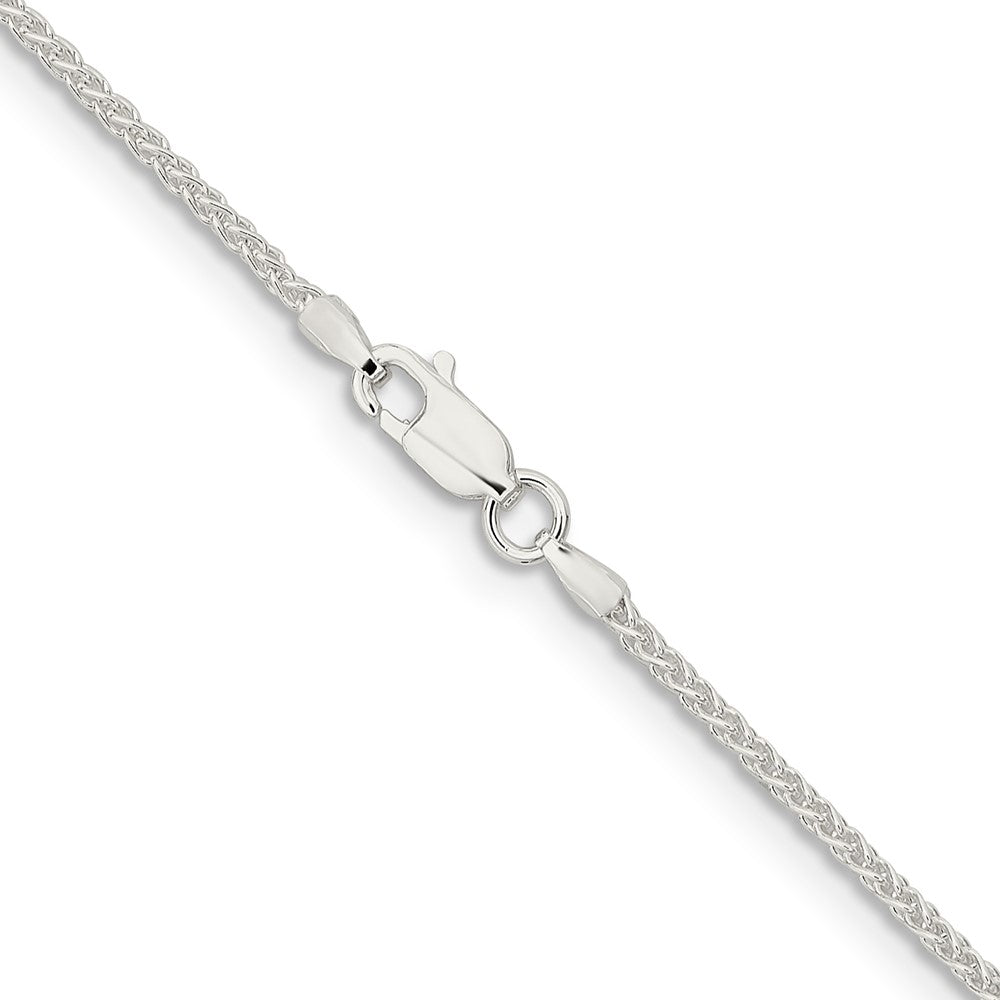Sterling Silver 1.6mm Round Spiga Chain 28 Inches