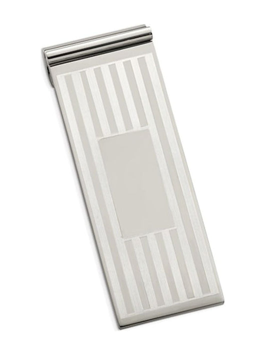 Primal Steel Stainless Steel Brushed and Polished Money Clip