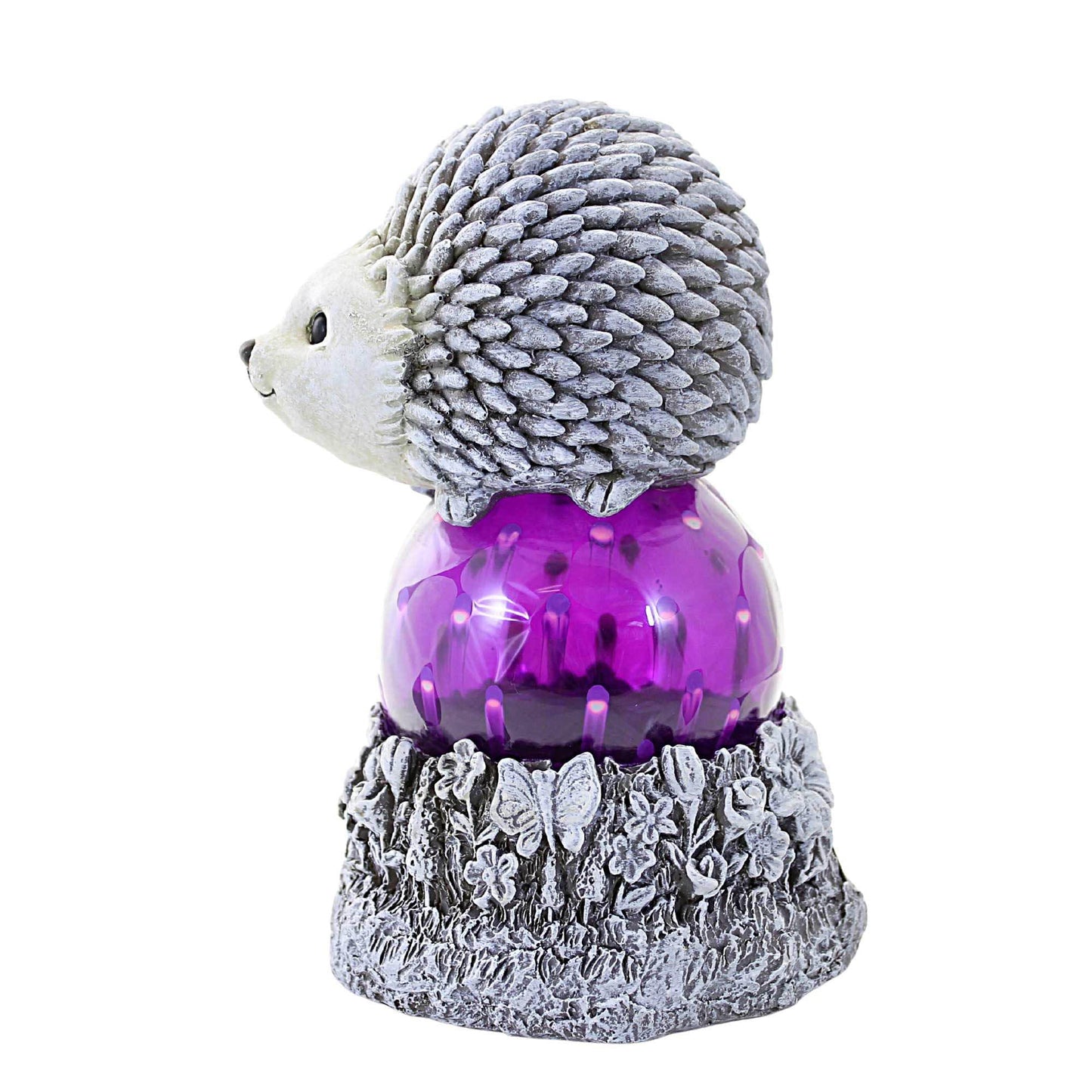 Home & Garden Led Hedgehog Solar Statue Polyresin Pudgy Pals Garden 14252