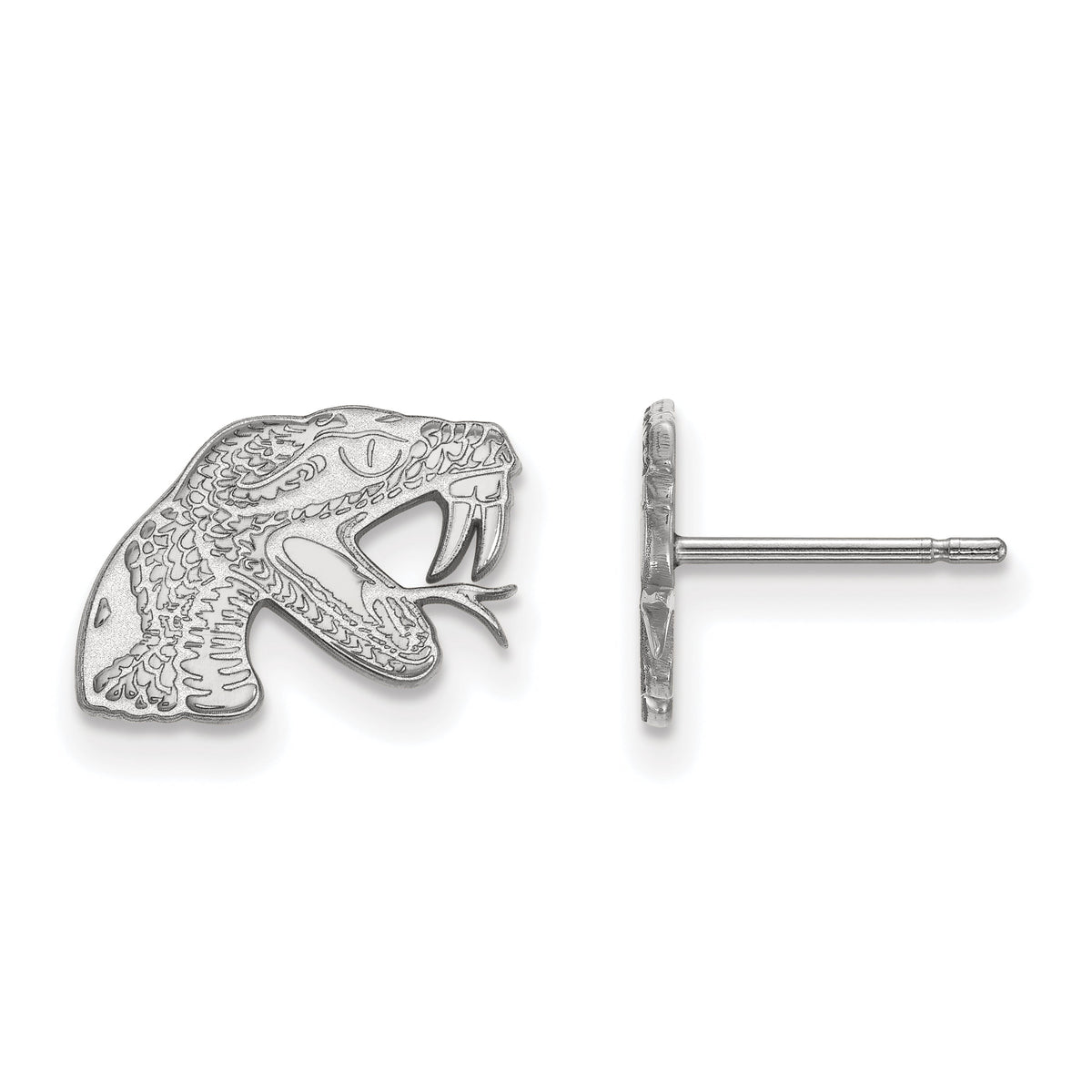 Sterling Silver Official Licensed Collegiate Florida A&M University (FAMU) XS Post Earrings