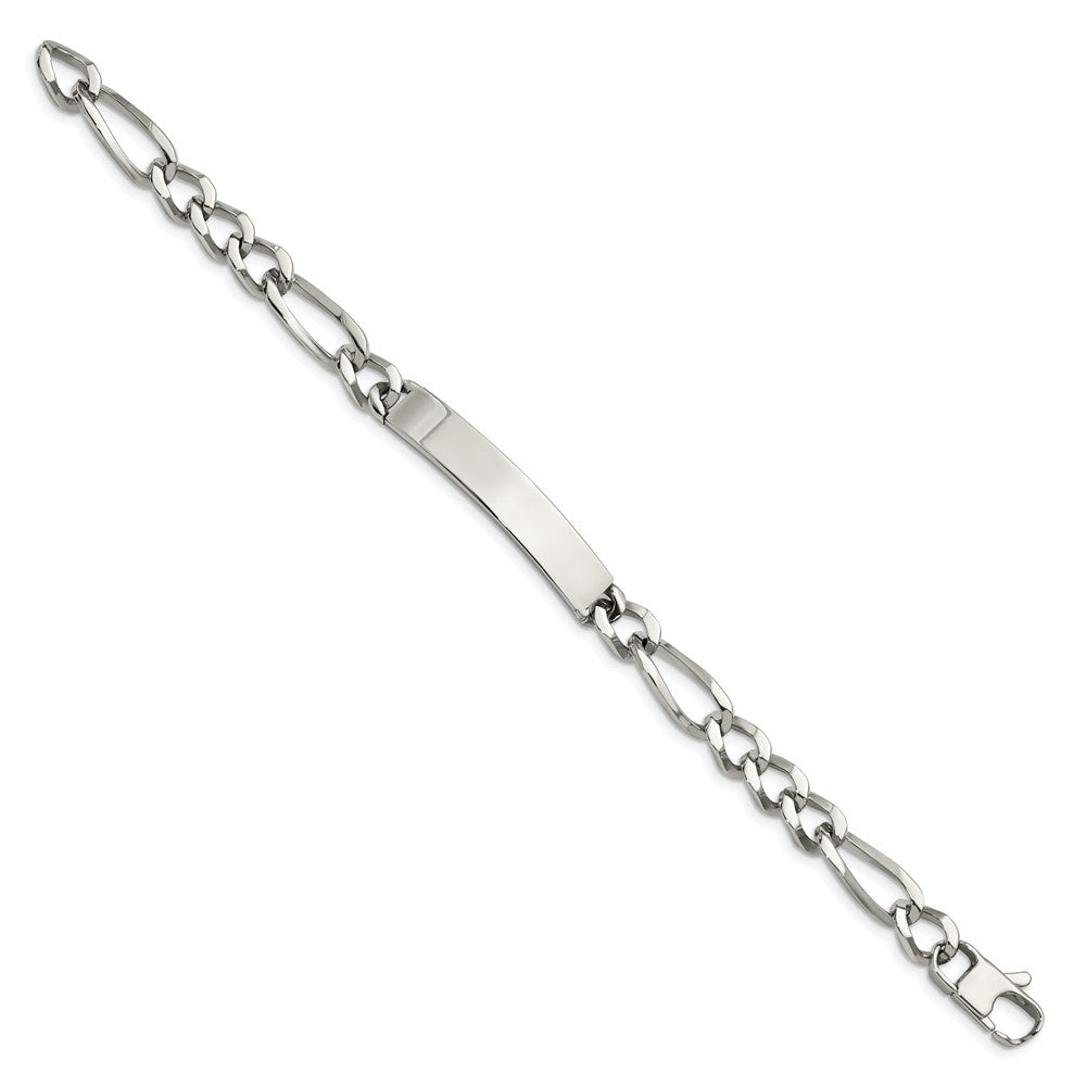 Stainless Steel Polished 9.25in ID Bracelet 9.25 inches