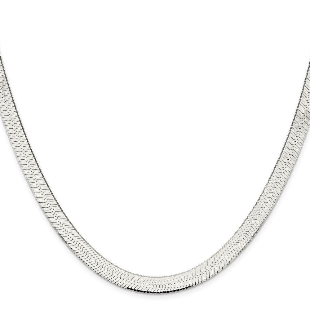 Sterling Silver 8mm Magic Herringbone Chain 20 Inches
