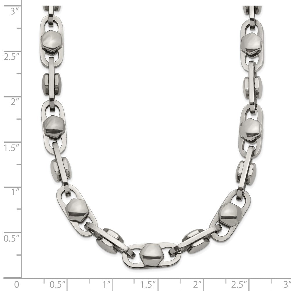 Stainless Steel Polished 6.50mm 24in Necklace