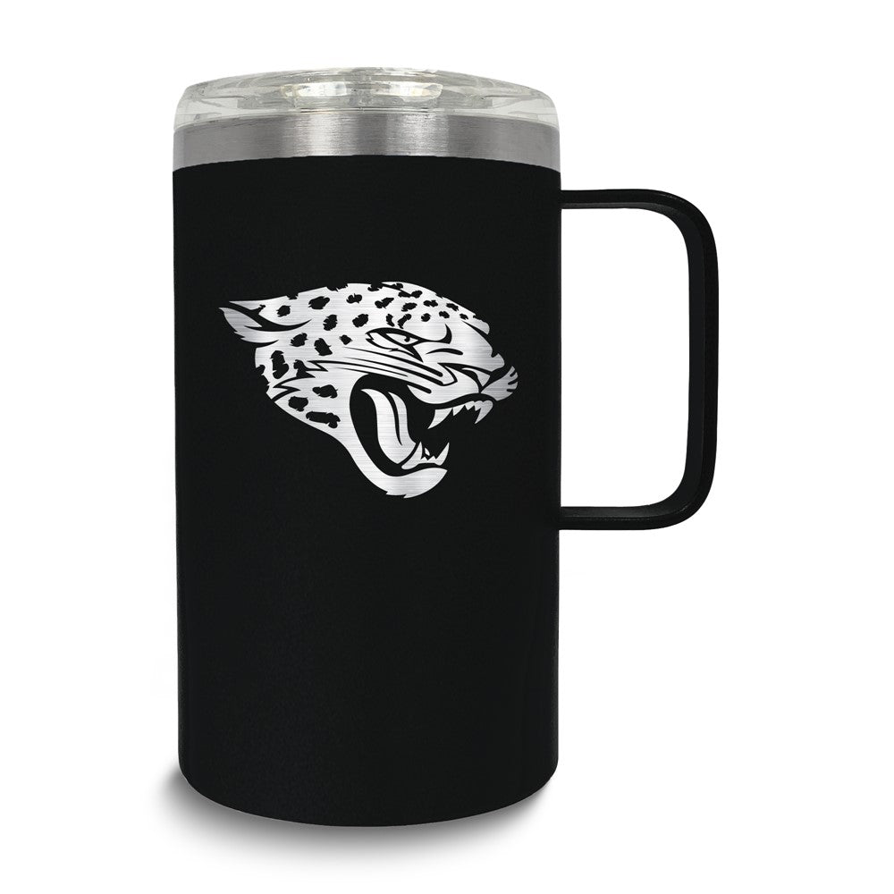 NFL Jacksonville Jaguars Stainless Steel 18 oz. Hustle Mug with Lid