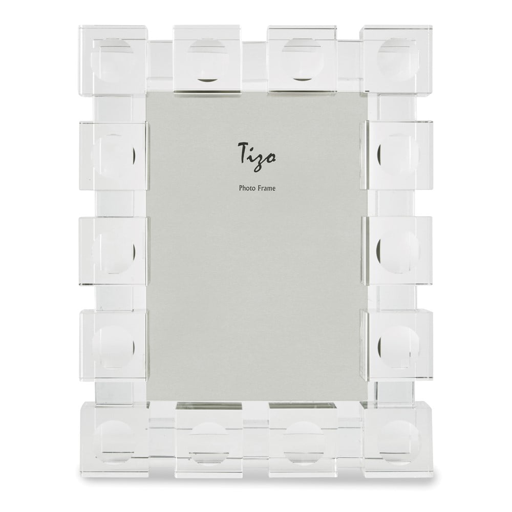 Crystal Glass 5x7 Cube Frame QGM22506