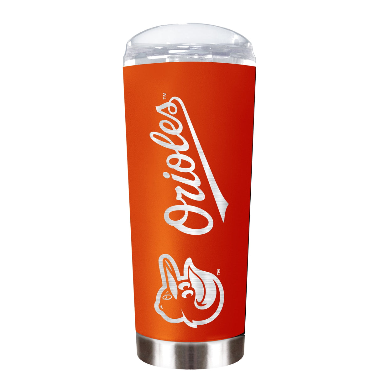 Baltimore Orioles 18oz. Team Color Laser Logo Roadie