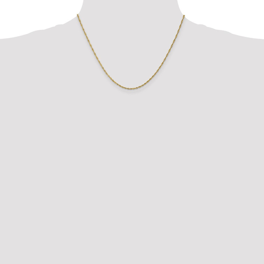 10k 1.4mm Singapore Chain