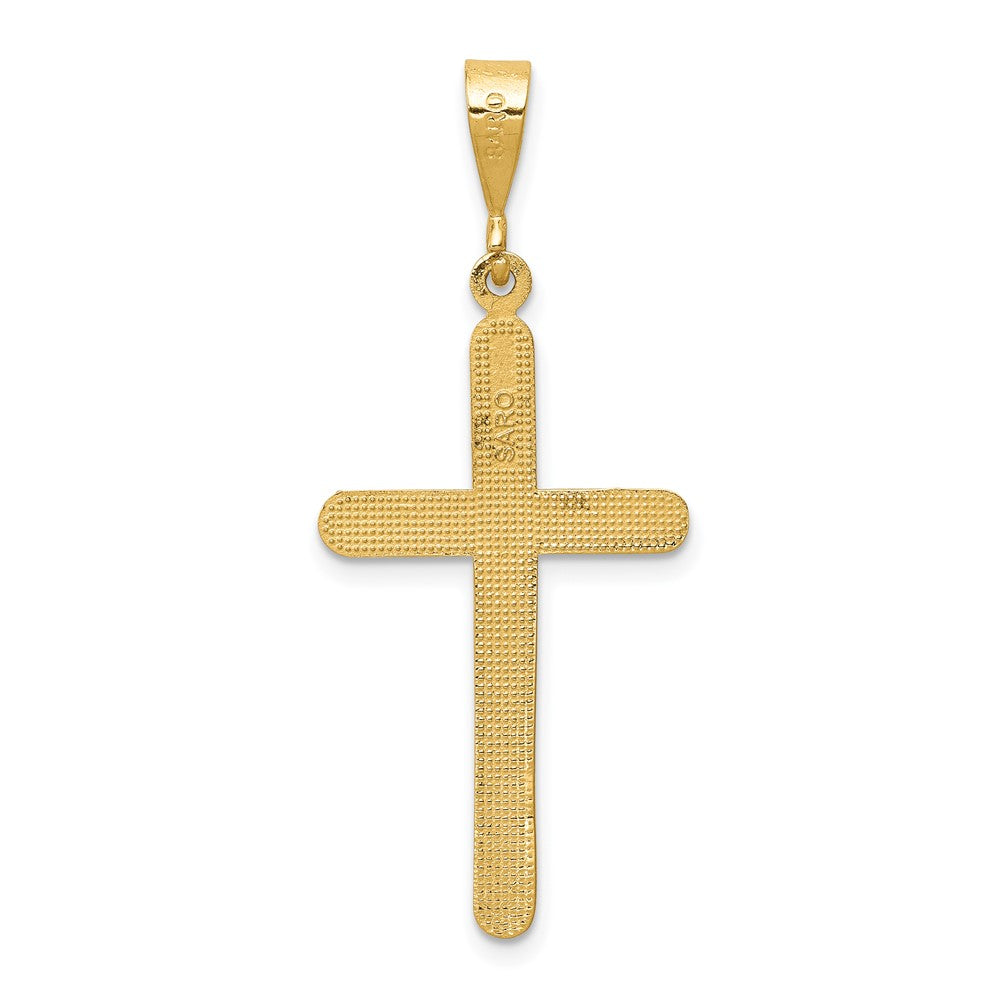 10k Cross Pendant Yellow Gold