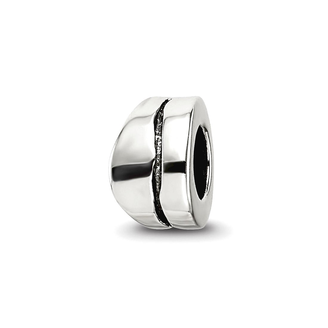 Sterling Silver Reflections Wavy Spacer Bead