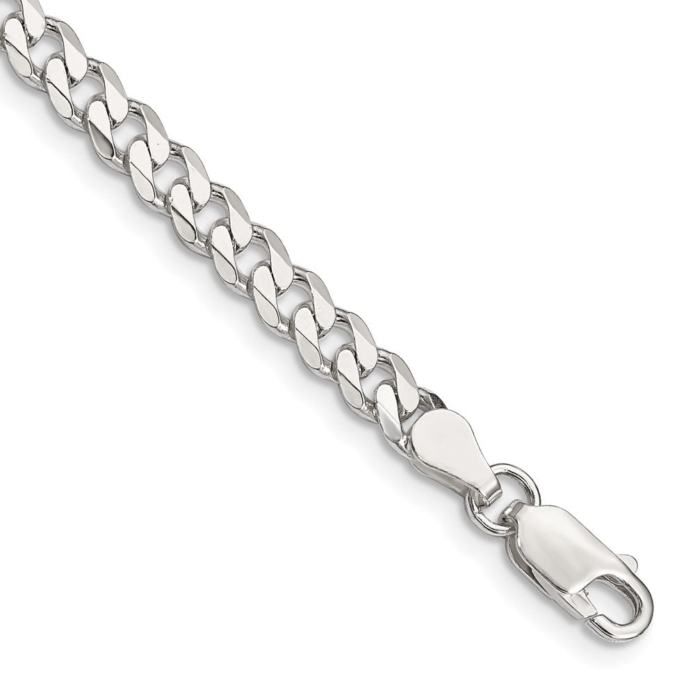 Sterling Silver 4.5mm Curb Chain 7 inches