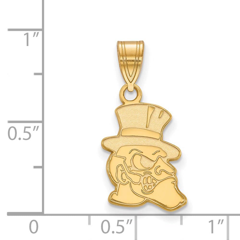 10k Gold LogoArt Wake Forest University Demon Deacon Medium Pendant Q1Y057WFU