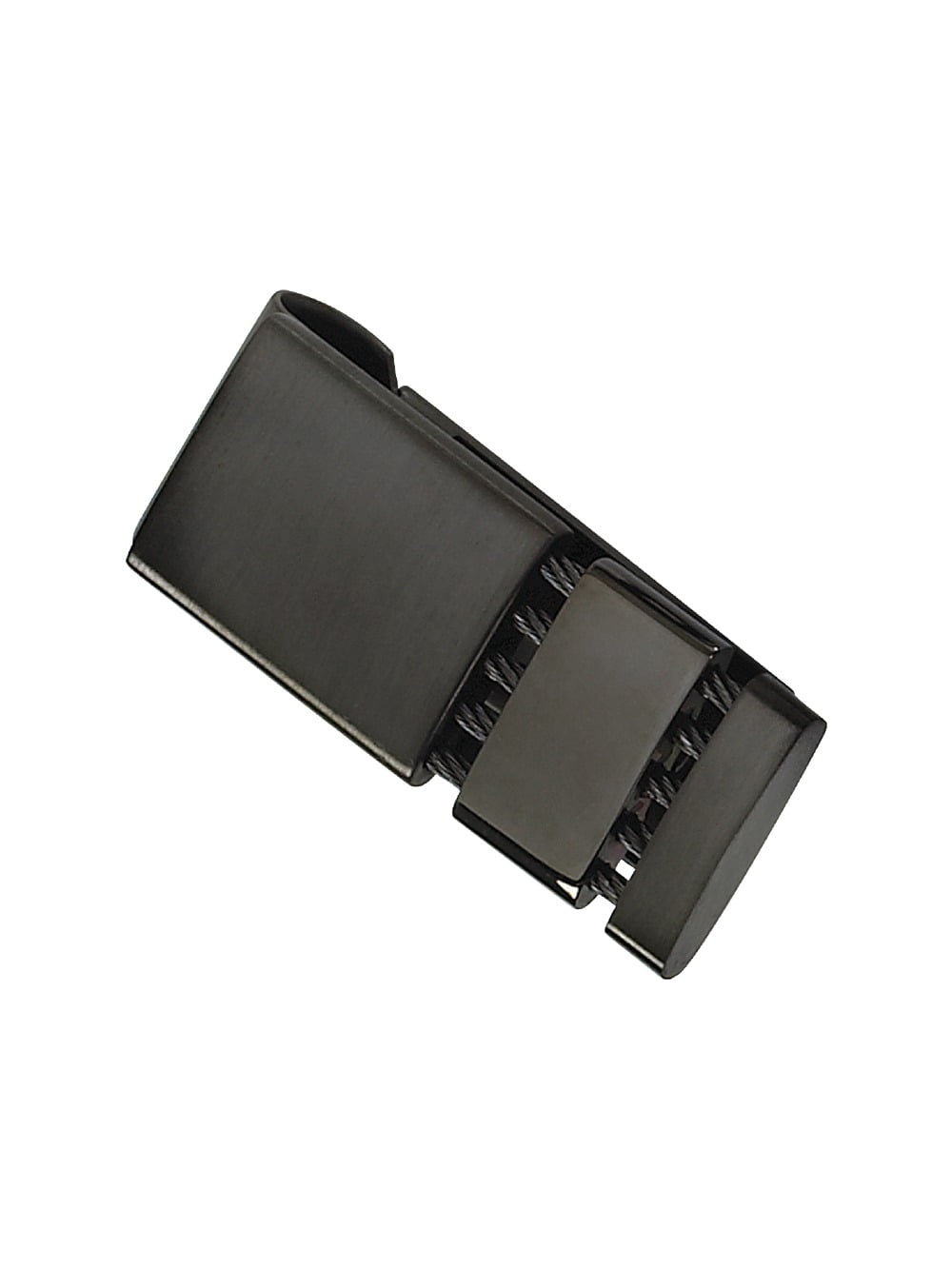 Chisel SRM104 Stainless Steel Brushed & Polished Black IP-Plated Money Clip
