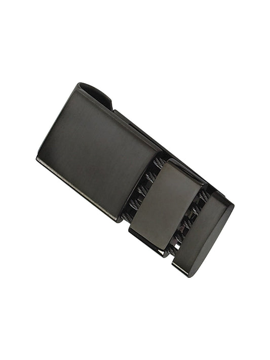 Chisel SRM104 Stainless Steel Brushed & Polished Black IP-Plated Money Clip