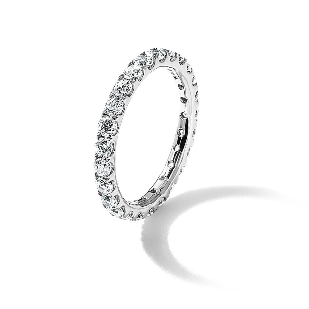 14KW Cert TRUE ORIGIN Lab Grown Diamond VS DEF 2ct Eternity Band