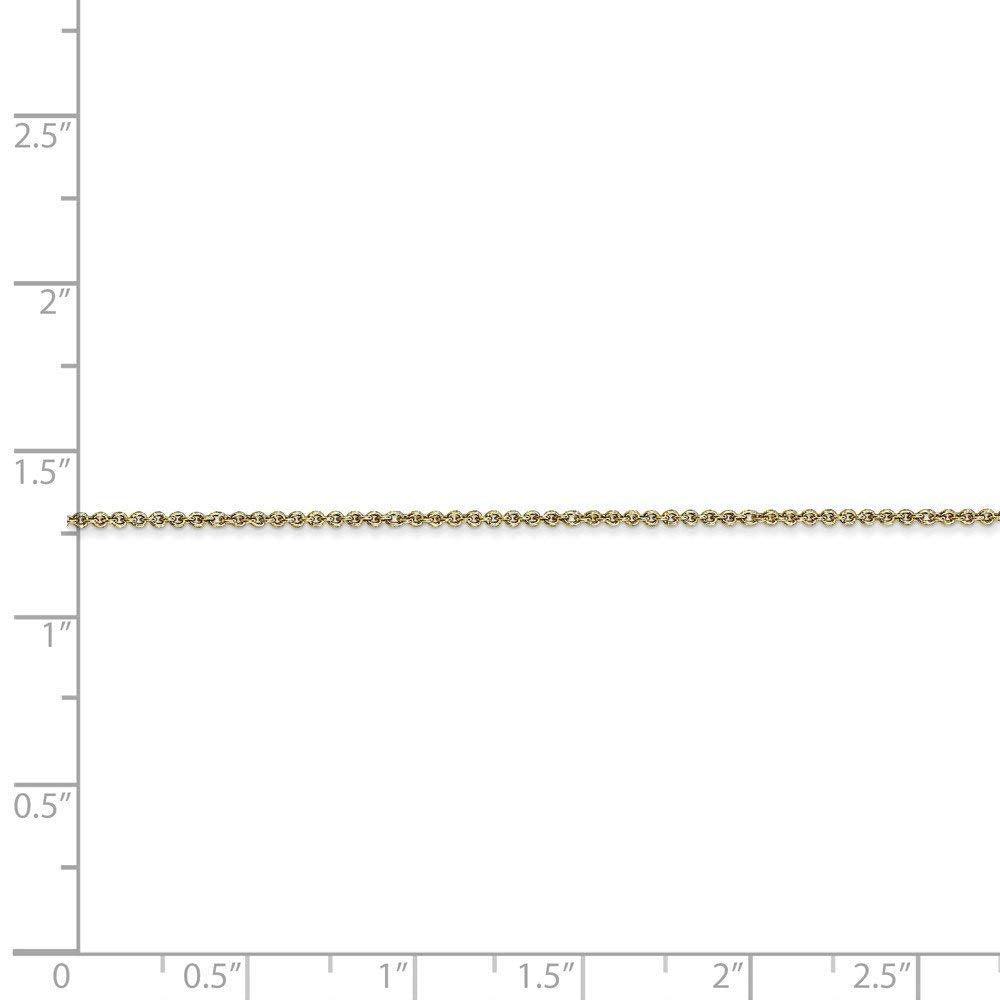 10k 1mm Round Open Link Cable Chain