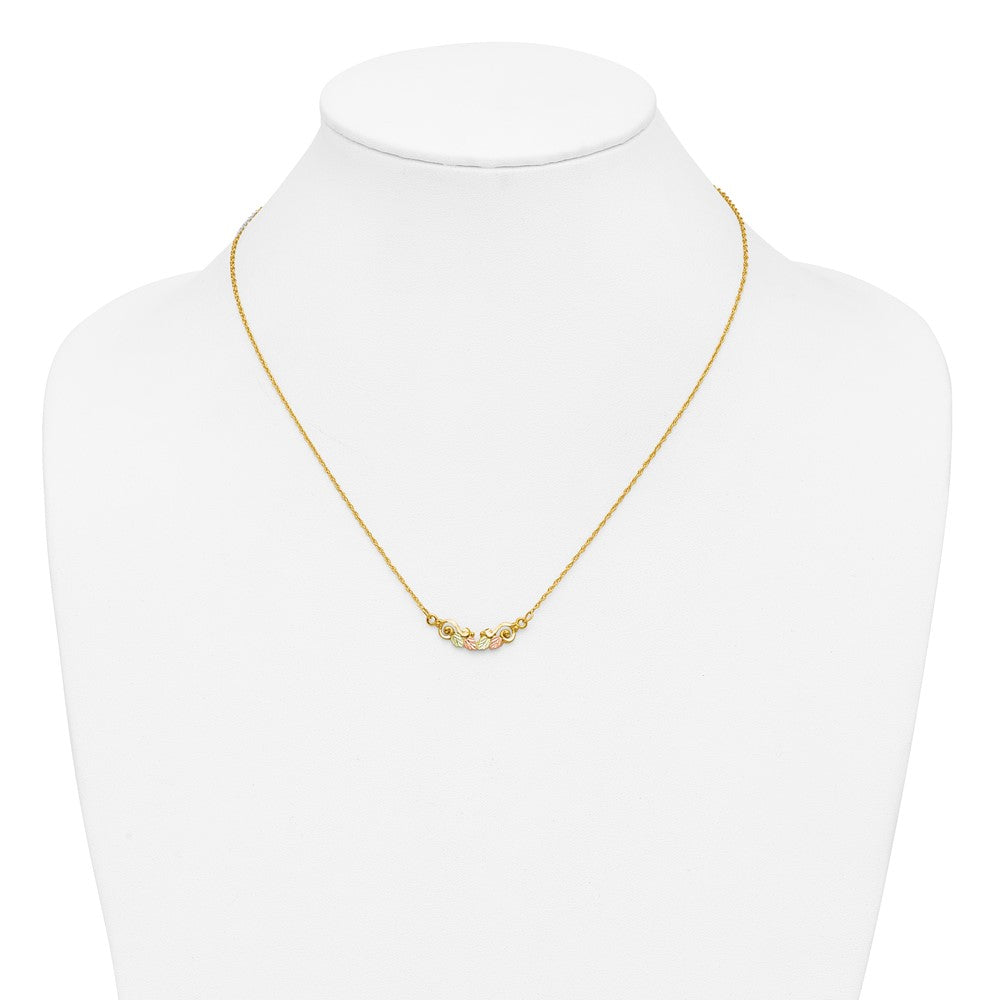 10k Tri-color Black Hills Gold Necklace