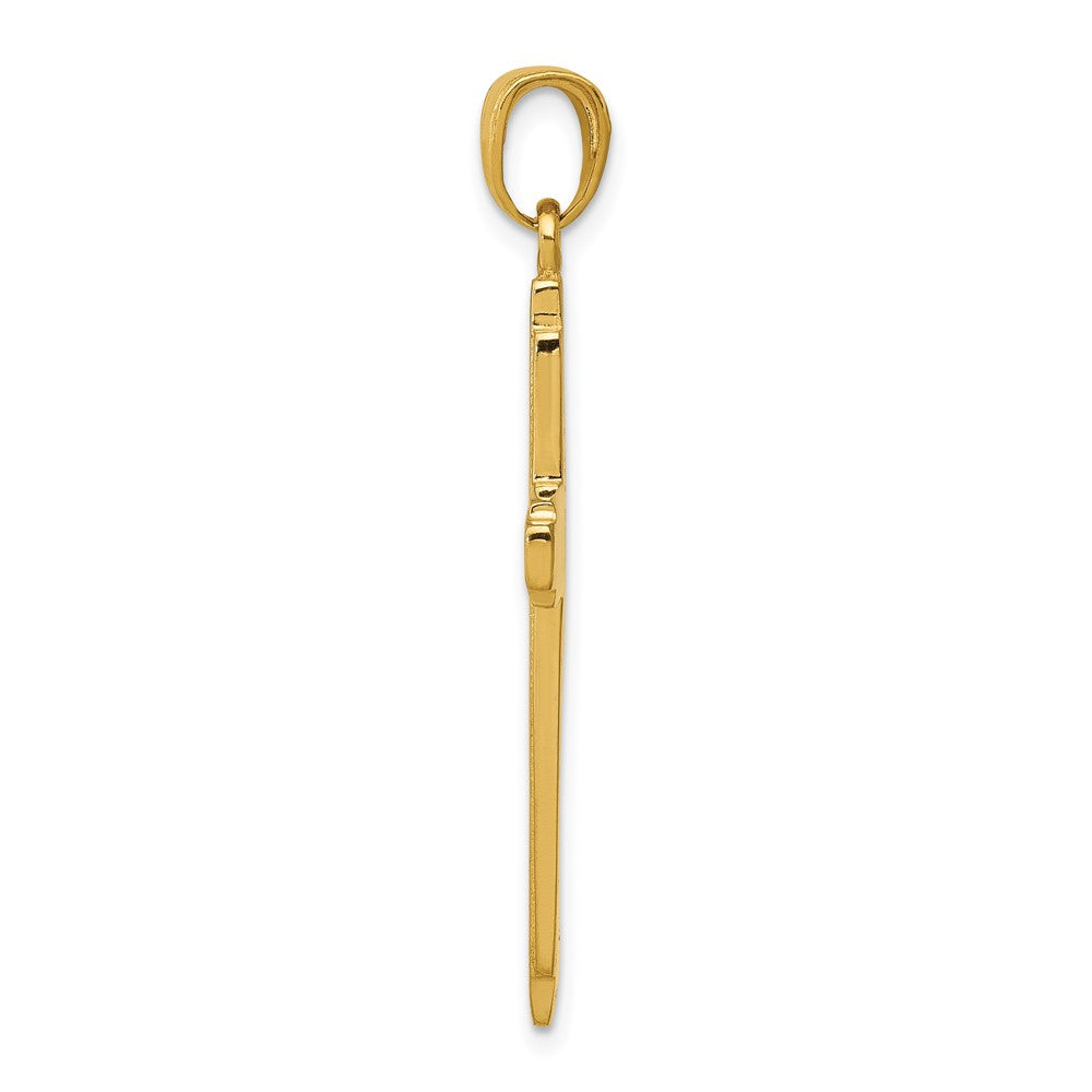 10k Gold Cross Pendant