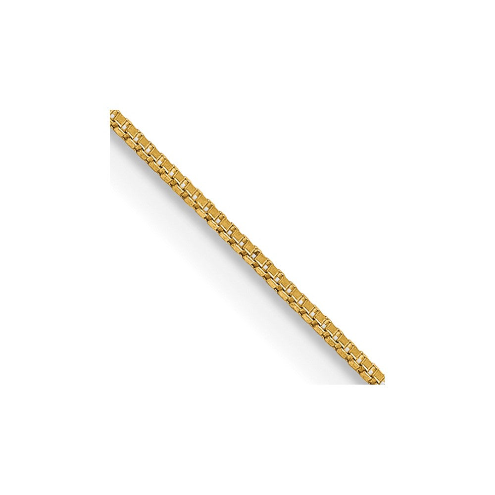 14k .5mm Box Chain