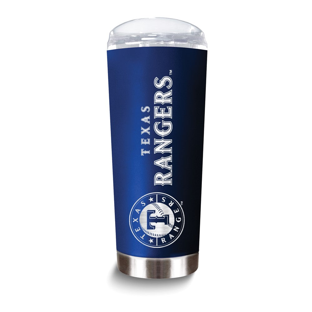 MLB Texas Rangers Stainless Steel 18 oz. Roadie Tumbler with Lid
