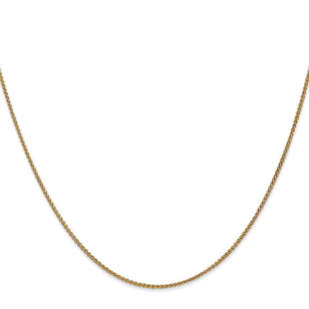 10k 1.25mm Spiga Chain Anklet