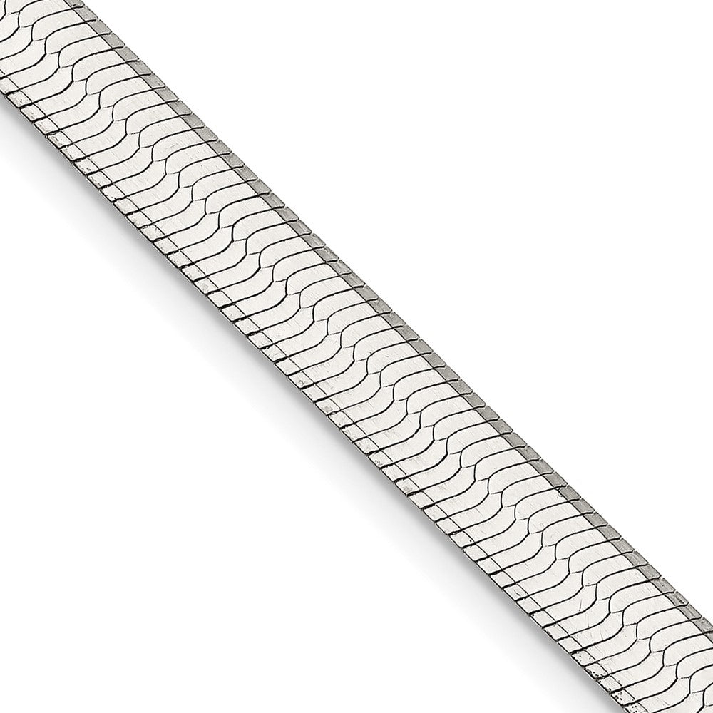 Sterling Silver 5.25mm Magic Herringbone Chain 18 Inches