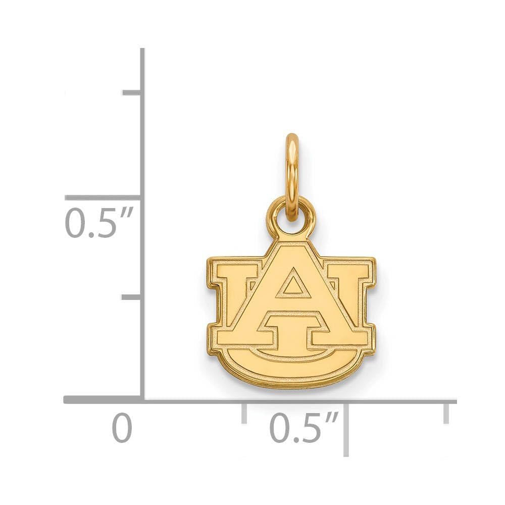 10k Gold LogoArt Auburn University A-U Extra Small Pendant Q-1Y001AU