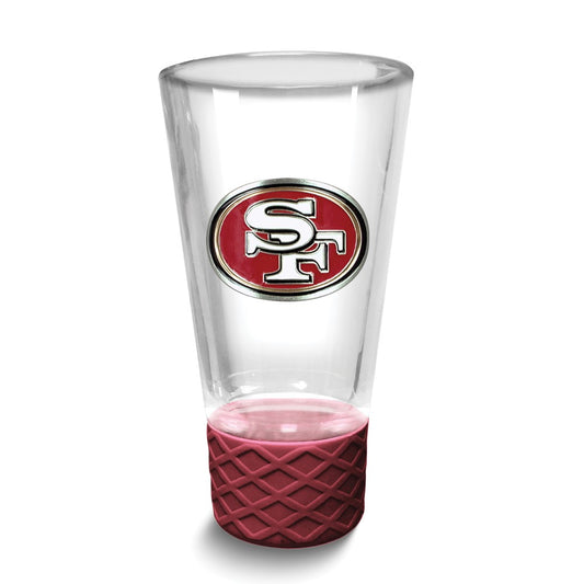 NFL San Francisco 49ers Collectors 4 oz. Shot Glass with Silicone Base