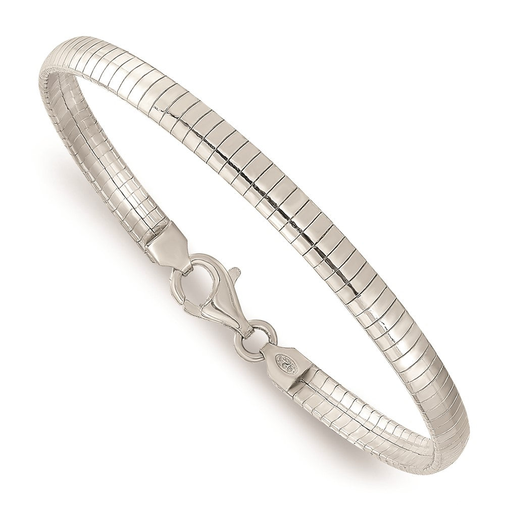 Sterling Silver 4mm Cubetto Bracelet 8 inches