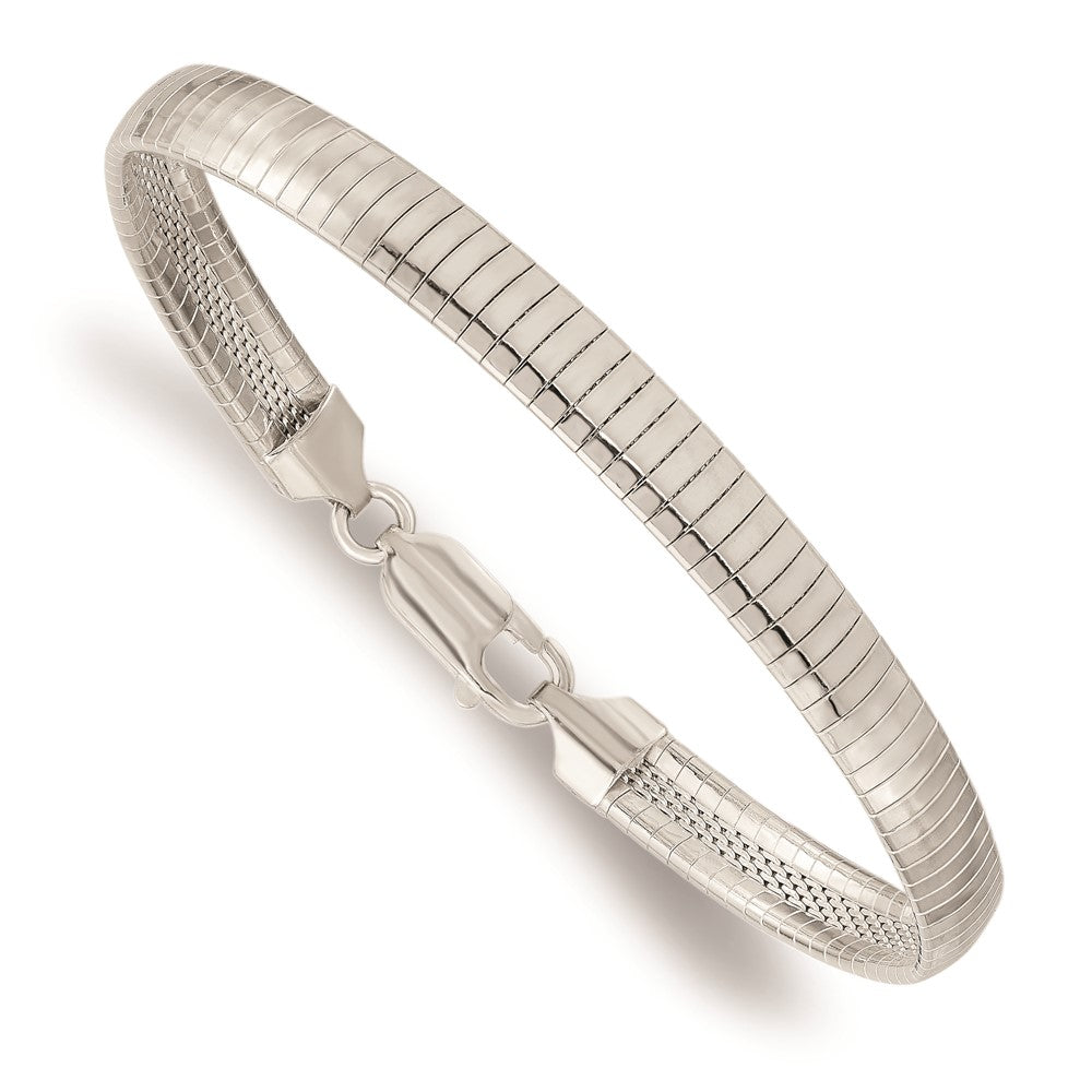 Sterling Silver 6mm Cubetto Bracelet 8 inches