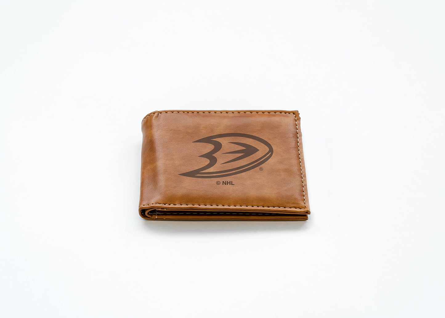 4" Brown NHL Anaheim Ducks Billfold Wallet
