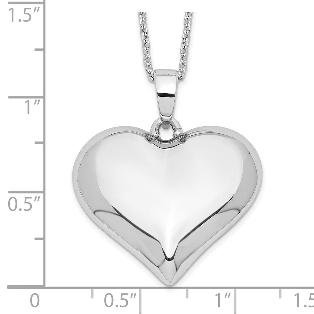 Sentimental Expressions Sterling Silver  Without You Hear Ash Holder 18 Inch Necklace 18 Inches