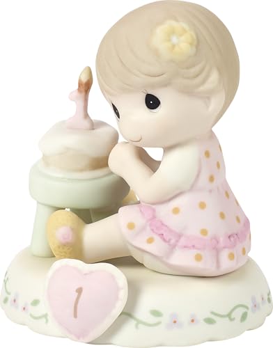 Precious Moments Growing In Grace Age 1 Brunette Girl Figurine, Count 1