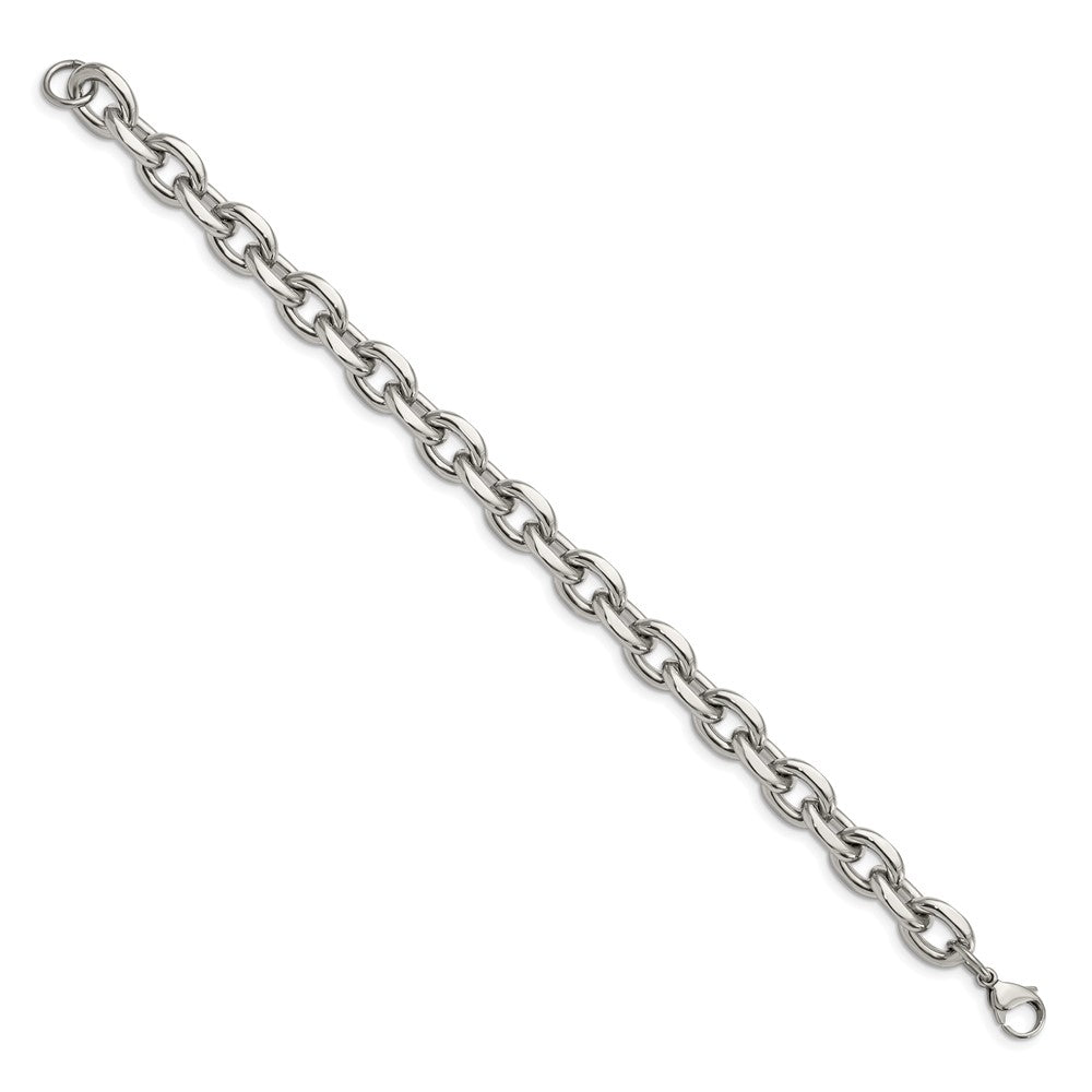 Stainless Steel Polished 9in Bracelet 9 inches