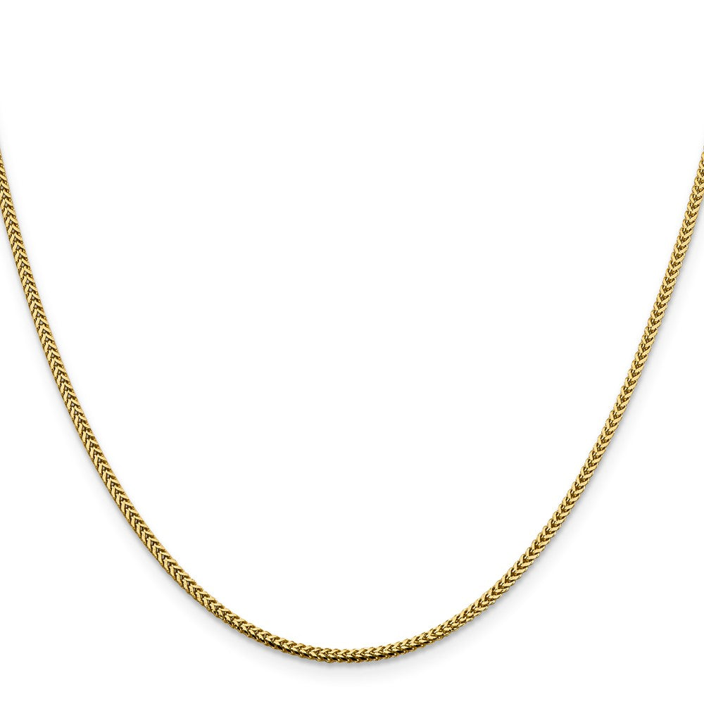 14K 22 inch 1.4mm Franco with Lobster Clasp Chain